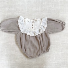 【BebeHolic】ベベホリック ロンパース Sサイズ（約70cm）の画像