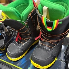 BURTON スノーボード3点セット ケース付きの画像