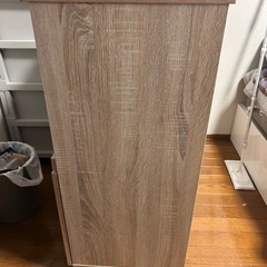 キャスター付き収納棚（幅60×奥行40×高さ99）サイズ合わずお譲りします！引き取り希望・値下げ可✨の画像