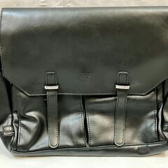 Three box ショルダーバッグ メンズ レザー バッグ カバン 黒 ブラック スリーボックスの画像