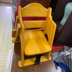 KATOJI　カトージ ベビーチェア 木製 ハイチェア テーブルの画像