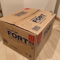 ［中古品] ダンロップ テニスボール DUNLOP FORT（ダンロップ フォート） 4球入 1箱（30缶/120球） の画像