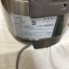 シャープ　炊飯器　1.0Ｌの画像