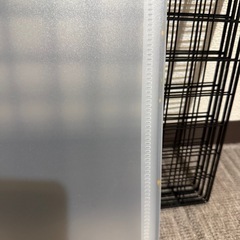 ダイソー　組み立てパネルラックの画像
