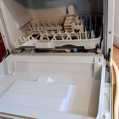 【紫原引き取り】Panasonic 食洗機 NP-TCR2（卓上・動作良好)の画像