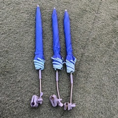 折りたたみイス用日傘３個セットの画像
