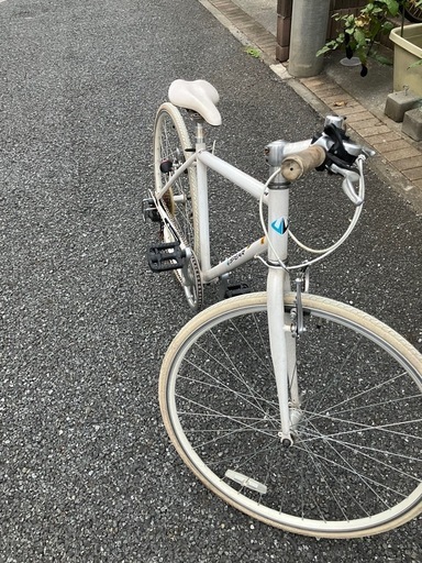 SHIMANO 6速 クロスバイク ホワイト/東京都練馬区で引き渡し