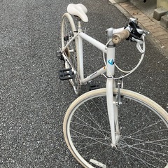SHIMANO 6速 クロスバイク ホワイト/東京都練馬区で引き渡しの画像