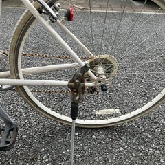 SHIMANO 6速 クロスバイク ホワイト/東京都練馬区で引き渡しの画像