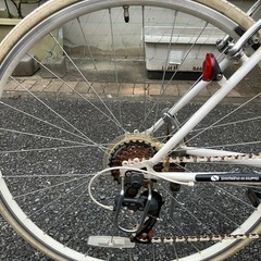 SHIMANO 6速 クロスバイク ホワイト/東京都練馬区で引き渡しの画像