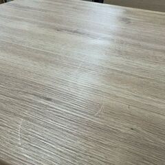 J3085　【リユースのサカイ柏店】　ダイニングテーブルセット　椅子2脚付　木製の画像