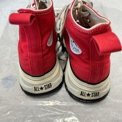 CONVERSE トレックウエーブ ハイカット　レッド　24cmの画像