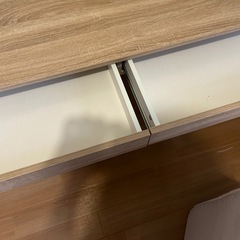 パソコンデスク 書斎デスク 引き出し付き 学習机 テレワークの画像