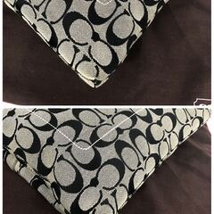 【極美品】COACH/コーチ☆斜め掛けショルダー6448 ブラック＆ホワイトの画像