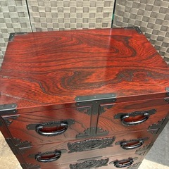仙台箪笥 チェスト 美品 欅産業 アンティーク タンスの画像