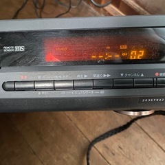 VHS　ビデオデッキ　昭和家電　レトロ　の画像