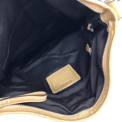 COACH/コーチ☆シグネチャー2WAYバッグ 3593 斜めがけ ベージュ系