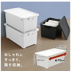 【50%OFF】収納ケース2個セットの画像