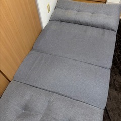 ニトリ　マットレスになるソファ座椅子の画像