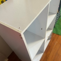 カラーボックス　白の画像
