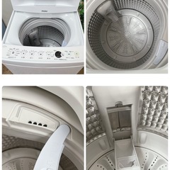 R403 ☀️ Haier 洗濯機（洗濯4.5㎏) 20年製 JW-E45CE ⭐ 動作確認済 ⭐ クリーニング済の画像