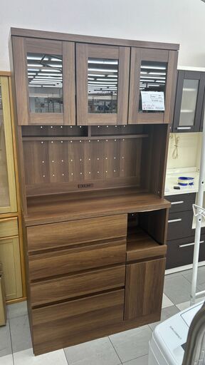 ☆リユースのサカイ千葉中央店☆ レンジボード ブラウン H183×D42×W90 