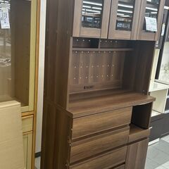 ★リユースのサカイ千葉中央店★  レンジボード ブラウン H183×D42×W90 クリーニング済み TC4919の画像