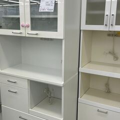 ★リユースのサカイ千葉中央店★  レンジボード ホワイト H180×D42×W86 クリーニング済み TC4920の画像