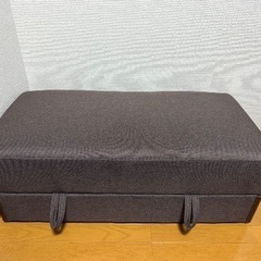 収納付き2人掛けソファの画像