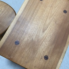 子供用　木の机　椅子の画像