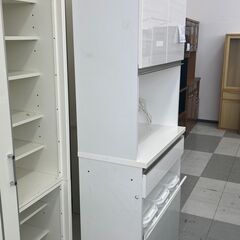 ★リユースのサカイ千葉中央店★  レンジボード ホワイト H201×D43×W80 クリーニング済み TC4921の画像