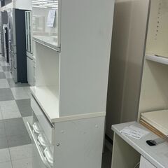 ★リユースのサカイ千葉中央店★  レンジボード ホワイト H201×D43×W80 クリーニング済み TC4921の画像
