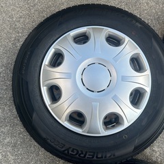 145/80R13 ダイハツ純正ホイールタイヤ4本セットの画像