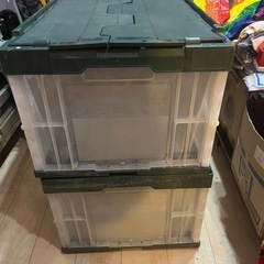 コンテナボックス7個 重ねられますの画像