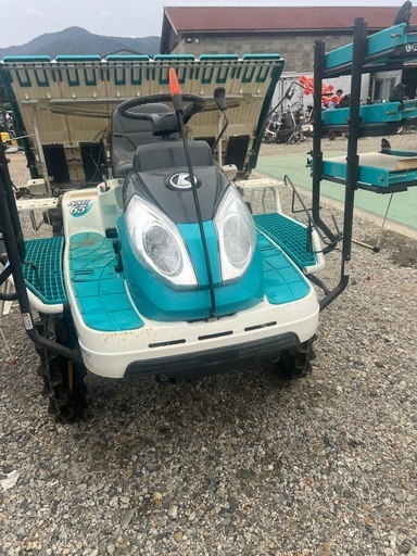 (新潟県村上市) クボタ 6条植 田植機 NSU65 R セル 250時間 15馬力 箱施用剤散布機 ダブルタイヤ