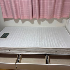 ✖️お譲り先決定【無料】Sベットフレームマットレスの画像