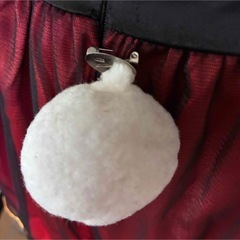 ホルダーネック　バニーガール　赤白黒　しっぽうさ耳付きの画像