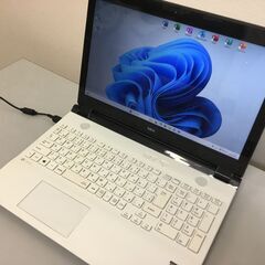 🍀【地元還元セール！第2弾】【本日の目玉品【高速】NEC ノートパソコン 『SSD搭載・超高速インテル コア i7』 最新office2021付属 管理No22の画像