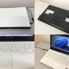 🍀【地元還元セール！第2弾】【本日の目玉品【高速】NEC ノートパソコン 『SSD搭載・超高速インテル コア i7』 最新office2021付属 管理No22の画像