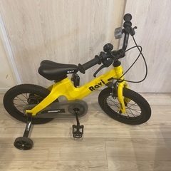 子供用　補助輪付き自転車　14インチの画像