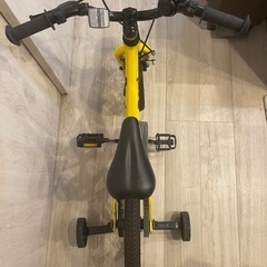 子供用　補助輪付き自転車　14インチの画像