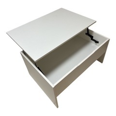 IKEA ÖSTAVALL エスタヴァル 調節可能ローテーブル, ホワイト, 90 cm の画像