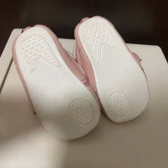 ★定価2500円！超美品！試し履きのみ★室内用 ファーストシューズワッフル　ピンク　12.5cm アカチャンホンポ　靴　12センチ　外履きの画像
