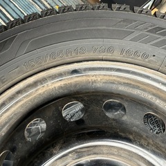 155/65r13 スタッドレス　ヨコハマタイヤ　2024年の画像