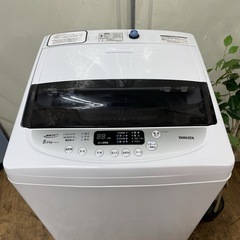 R486 ☀️ YAMAZEN 洗濯機（洗濯5.0㎏) 21年製 YWMA-50 ⭐ 動作確認済 ⭐ クリーニング済の画像