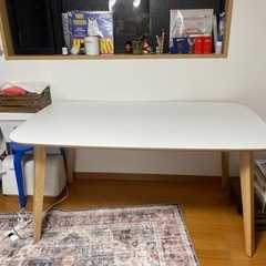 【美品】IKEA NORDMYRA テーブル 150×85cm／引っ越しのため格安で！の画像