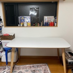 【美品】IKEA NORDMYRA テーブル 150×85cm／引っ越しのため格安で！の画像