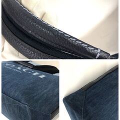 【極美品】COACH/コーチ☆デニムショルダートート 91131の画像