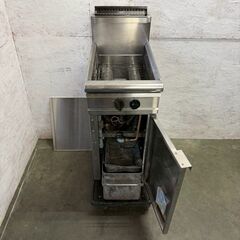 フジマック ガスフライヤー LPガス用 動作確認済 厨房 厨房機器 店舗 店舗用品 14L 1槽式ガスフライヤー ガス機器 型式不明 Y2309の画像