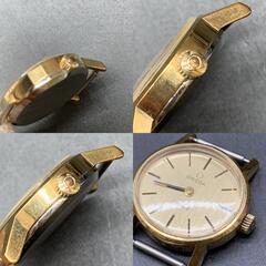 P471 OMEGA オメガ GENEVE ジュネーブ 手巻き 文字盤のみ ゴールドダイアル SWISS MADEレディース 腕時計の画像